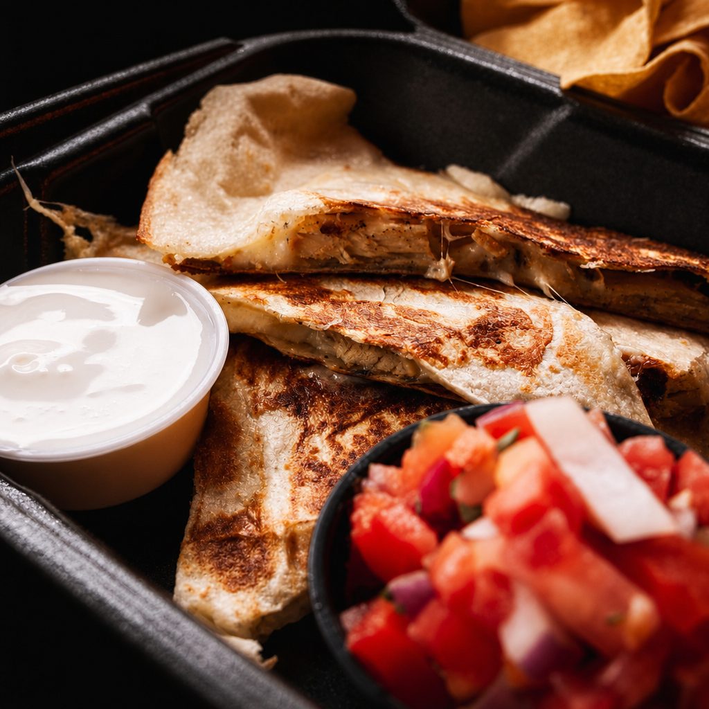 Chicken Bacon Ranch Quesadilla!!.