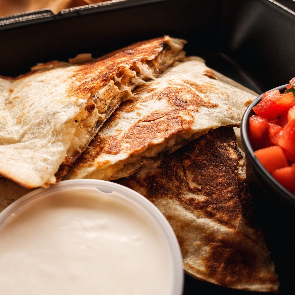 Philly Cheese Steak Quesadilla!!.